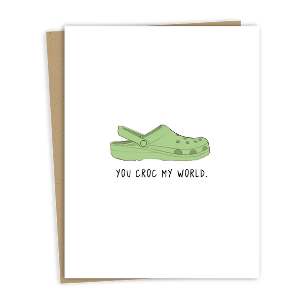 You Croc My World | Valentine's Day Card