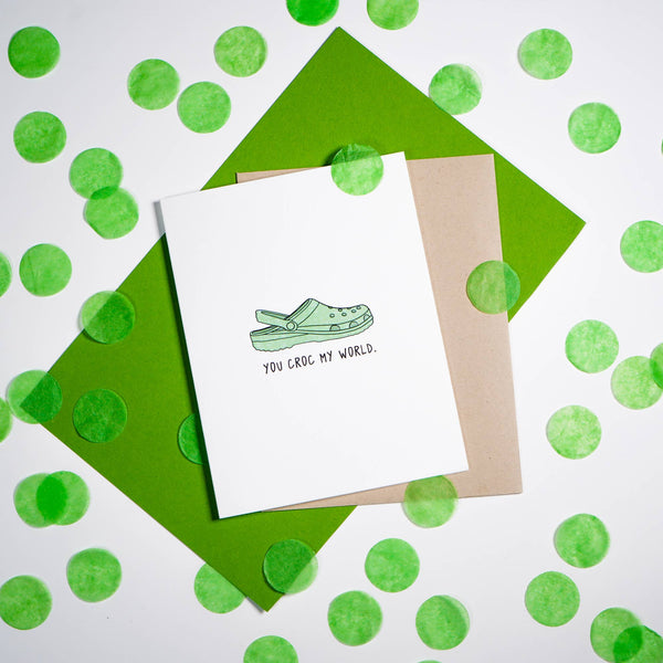 You Croc My World | Valentine's Day Card