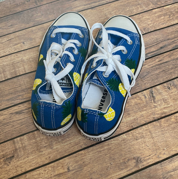 Youth Size 2 - Pineapple Converse