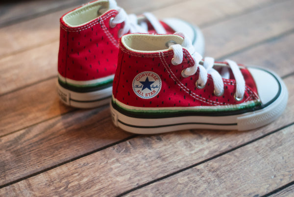 Watermelon High Top Converse