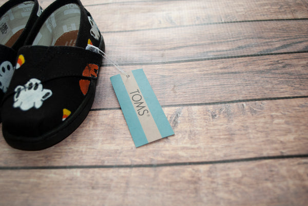 Halloween Hand Painted Toms