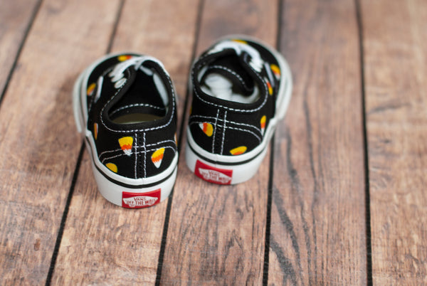 Halloween Candy Hand Painted Vans