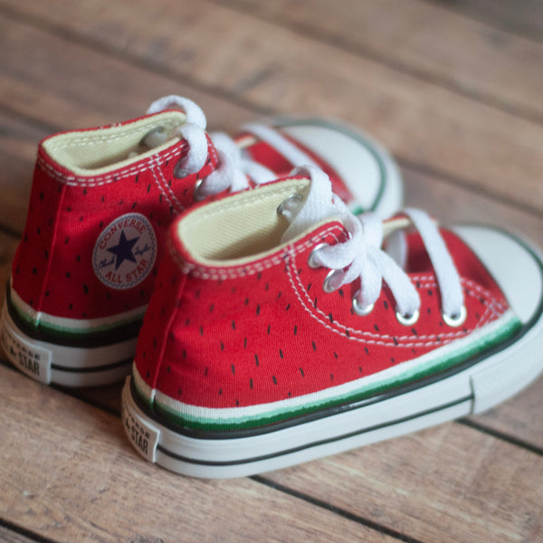 Watermelon High Top Converse