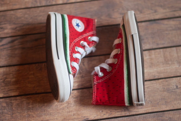 Watermelon High Top Converse