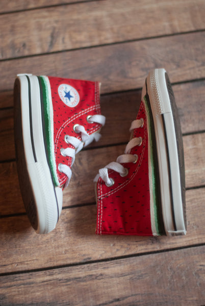 Watermelon High Top Converse