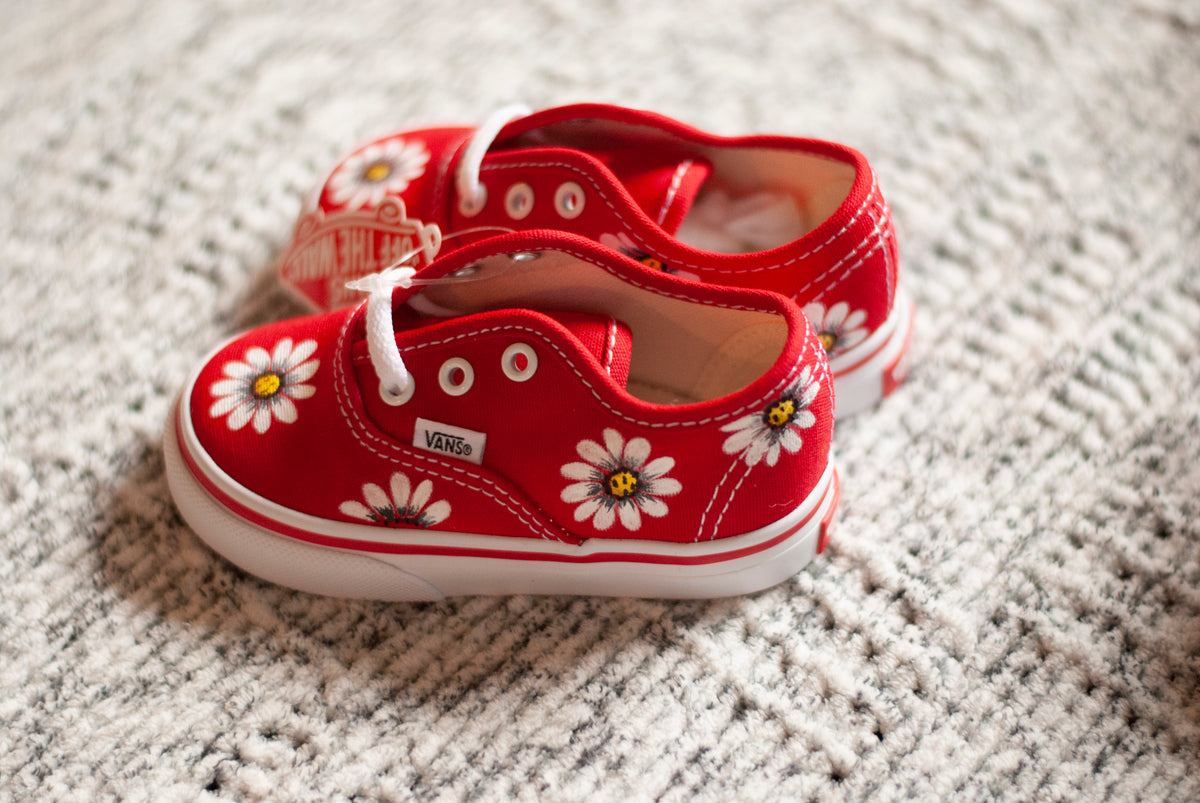 Toddler boy clearance red vans