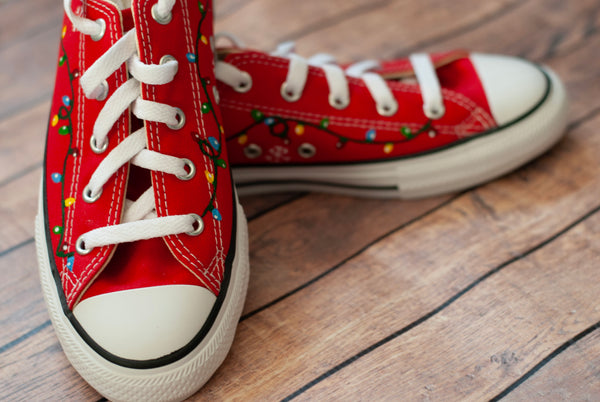 Christmas Light Low Top Converse