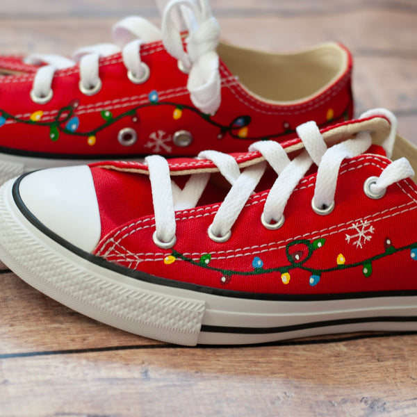 Christmas Light Low Top Converse
