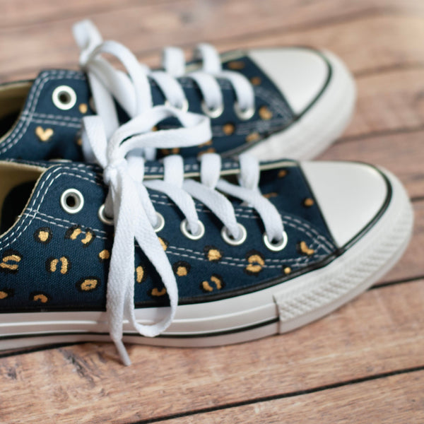 Cheetah Print Converse