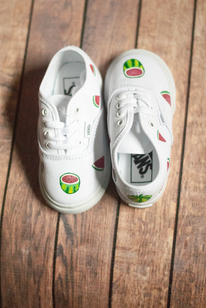 Hand Painted Watermelon Vans | Watermelon Vans | Custom Watermelon Vans