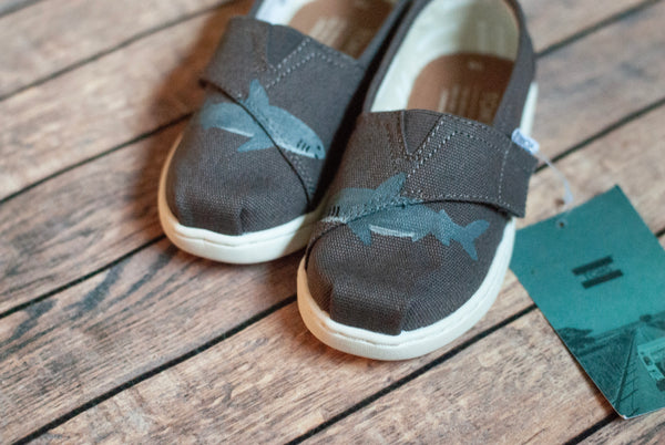 Shark Toms | Shark Hand Painted Toms