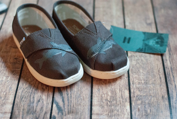 Shark Toms | Shark Hand Painted Toms