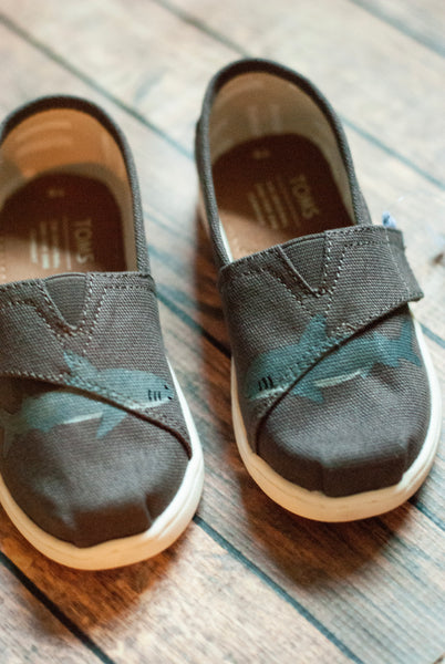 Shark Toms | Shark Hand Painted Toms