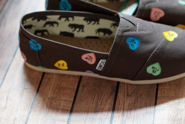 Candy Heart Valentine's Day Conversation Hearts Toms