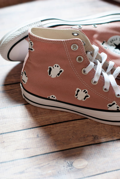 Hand Painted High Top Ghost Converse