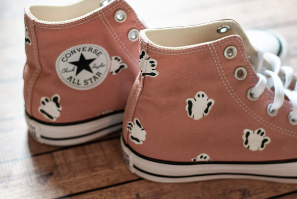 Hand Painted High Top Ghost Converse