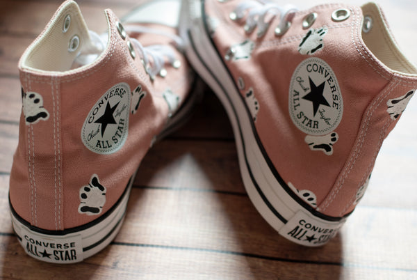 Hand Painted High Top Ghost Converse