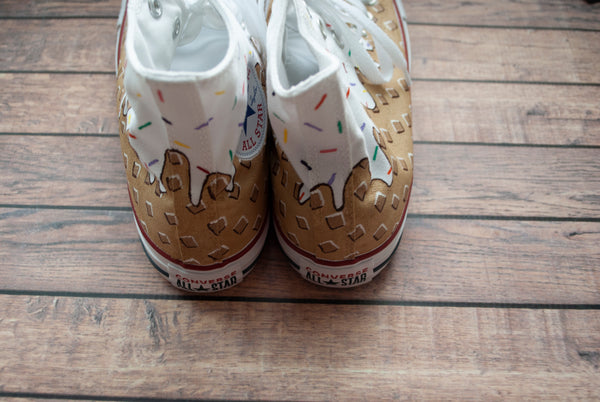 Vanilla Ice Cream High Top Converse | Ice Cream Converse