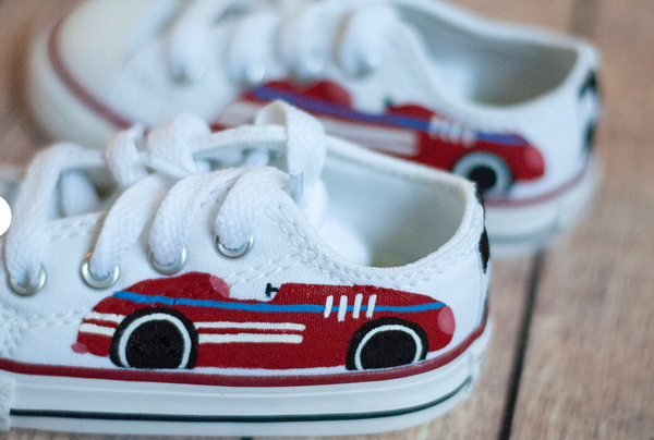 Race Car Converse || Custom Car Converse