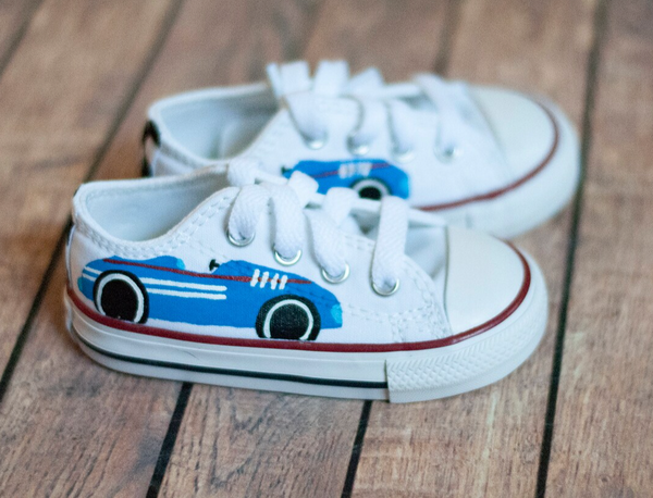 Race Car Converse || Custom Car Converse