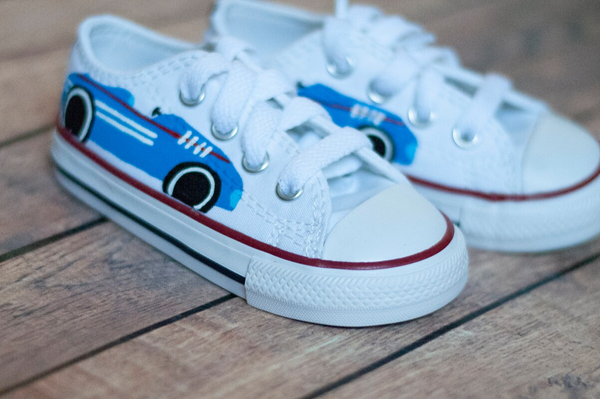 Race Car Converse || Custom Car Converse