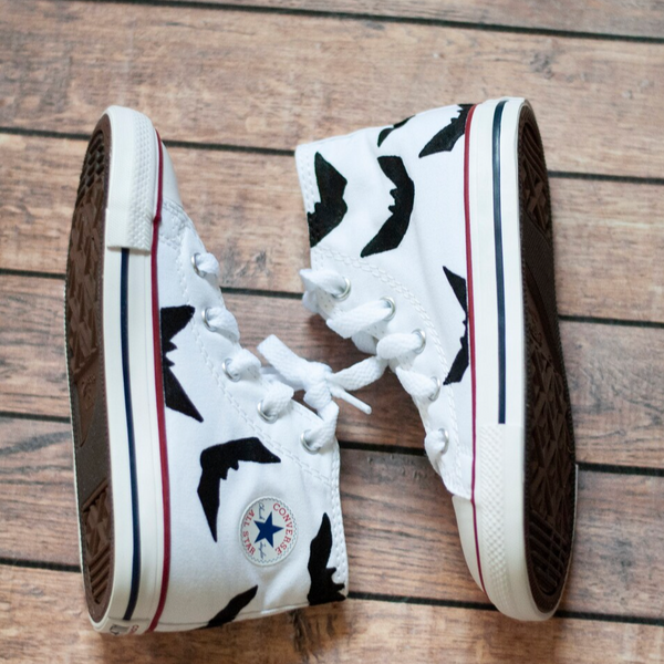 Bat High Top Converse | Custom Bat Converse