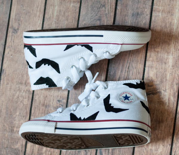 Bat High Top Converse | Custom Bat Converse