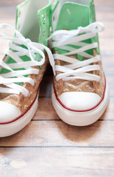 Mint Ice Cream High Top Converse || Ice Cream Custom Converse