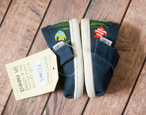 Underwater Themed Hand Painted Tiny Toms