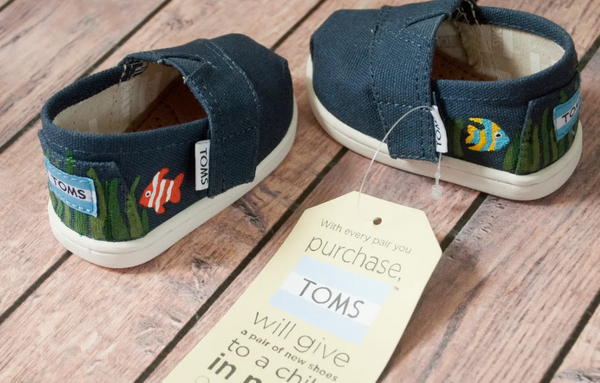 Underwater Themed Hand Painted Tiny Toms