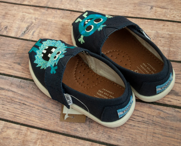 Silly Monster Hand Painted Tiny Toms
