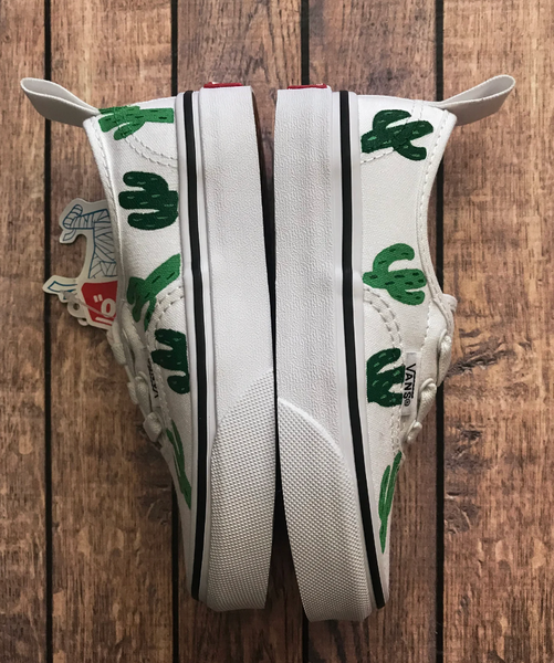 hand painted cactus vans