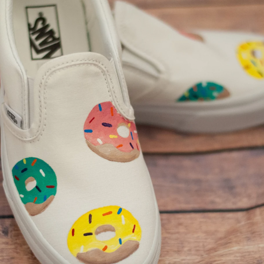Vans slip on 2024 donut