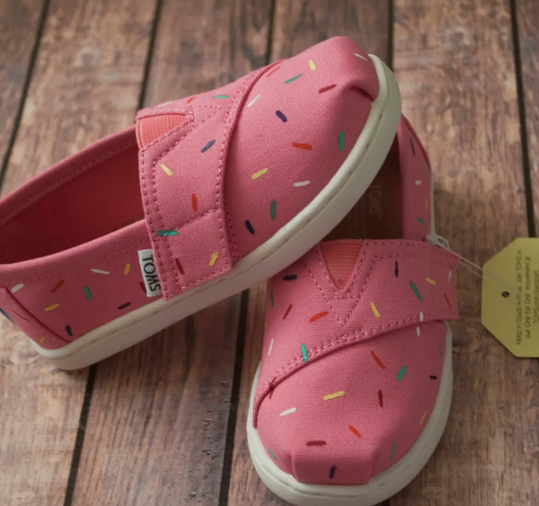 Hand Painted Sprinkle Tiny Toms