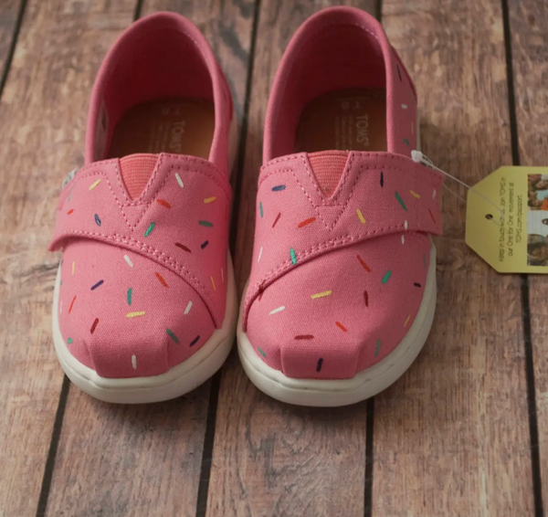 Hand Painted Sprinkle Tiny Toms