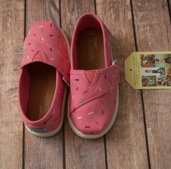 Hand Painted Sprinkle Tiny Toms