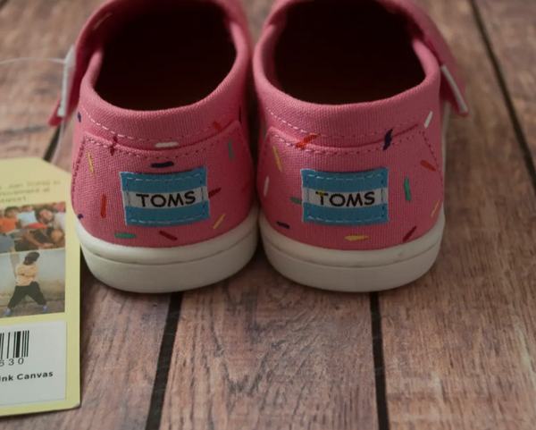 Hand Painted Sprinkle Tiny Toms