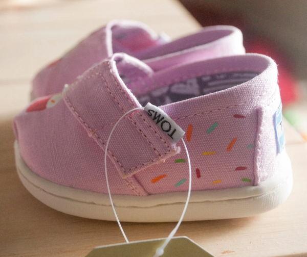 Hand Painted Cupcake Toms