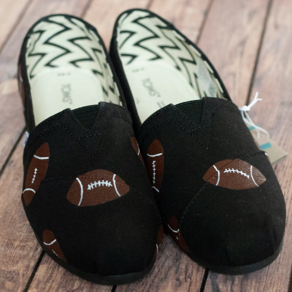 Football Scattered Hand PaintedToms