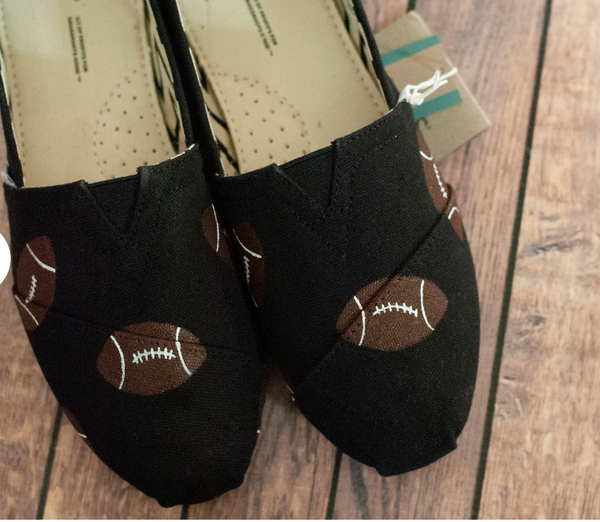 Football Scattered Hand PaintedToms