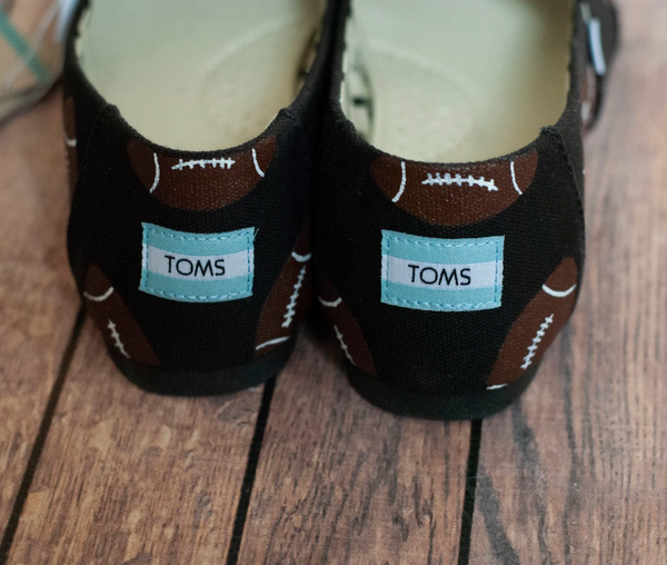 Football Scattered Hand PaintedToms