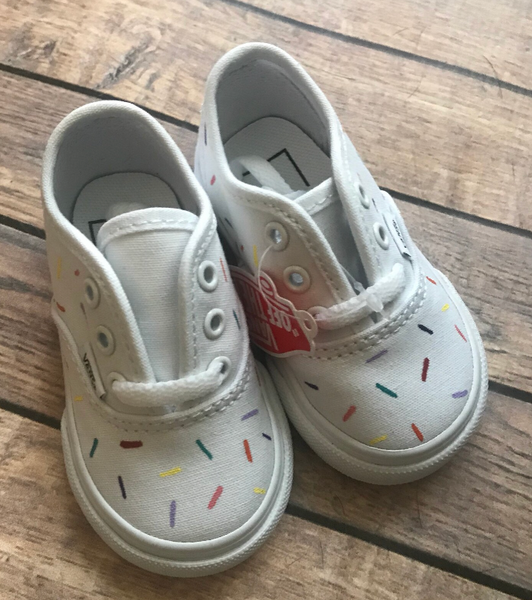 Sprinkle Vans | Hand Painted Sprinkle Vans