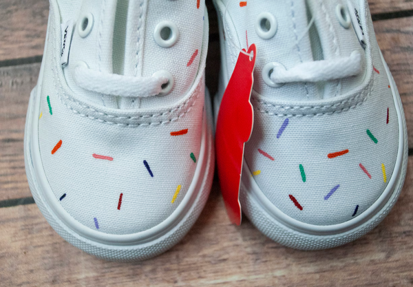 Sprinkle Vans | Hand Painted Sprinkle Vans