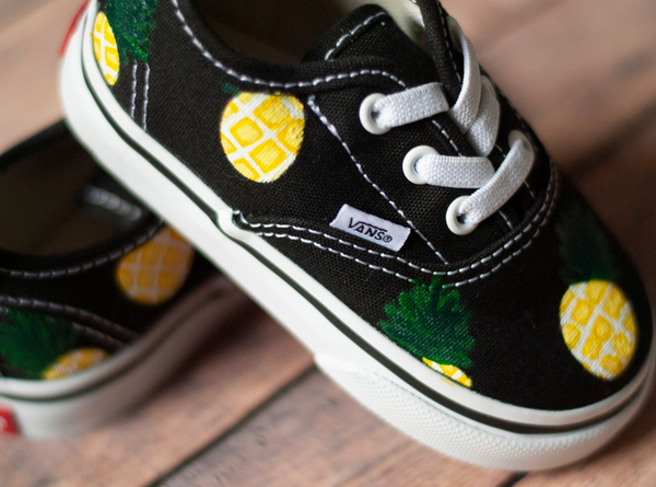 Pineapple Hand-Painted Vans