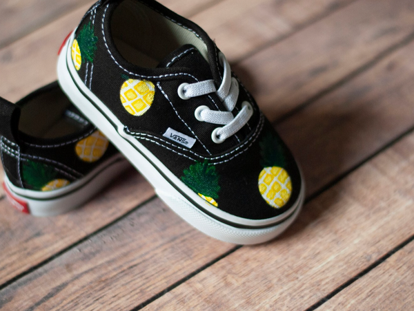 Pineapple Hand-Painted Vans
