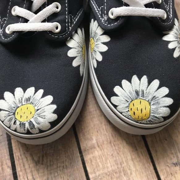 Daisy Hand Painted Era Vans