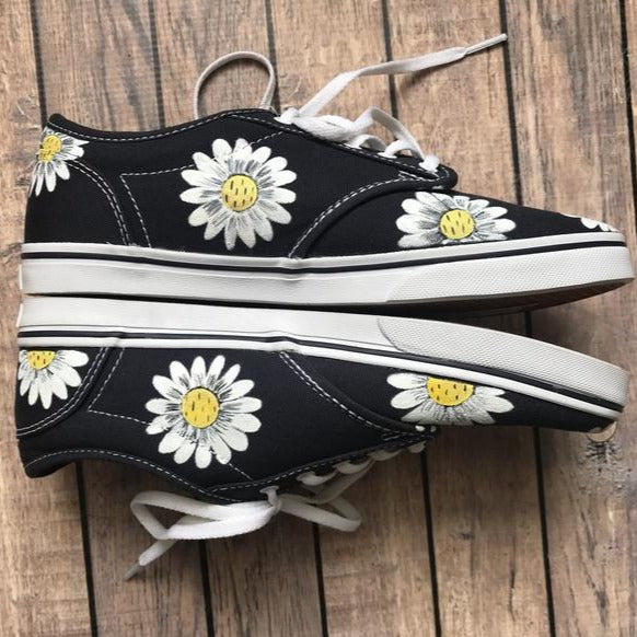Daisy Hand Painted Era Vans