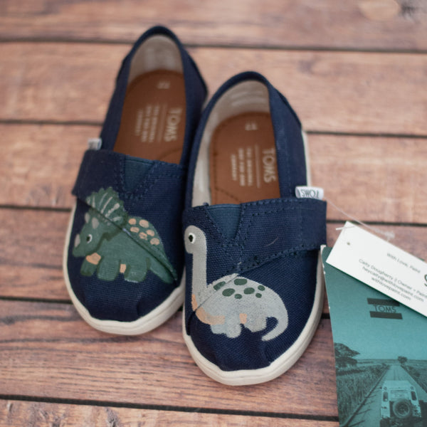 Dinosaur Toms | Hand Painted Dino Tiny Toms