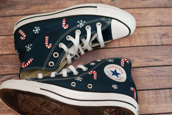 Candy Cane Converse
