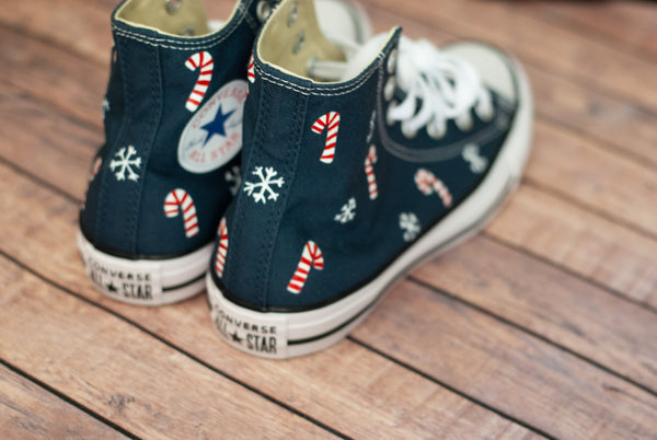 Candy Cane Converse